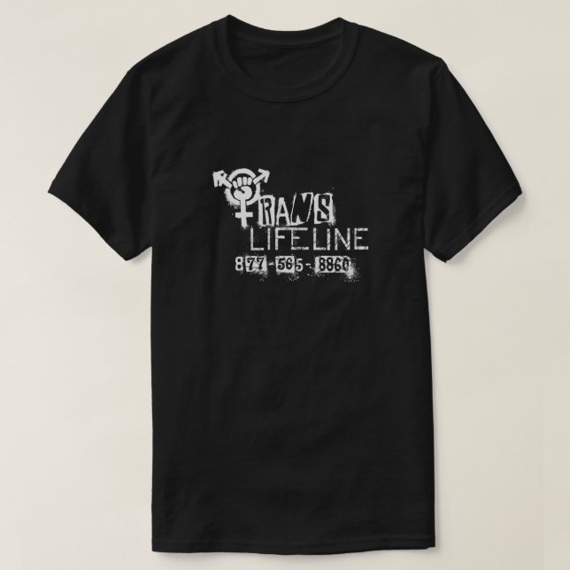 Camiseta Diseño Trans Lifeline de Iria Villalobos Classic (Diseño del anverso)