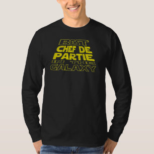 Camiseta Diseño trasero del espacio del Chef De Partie