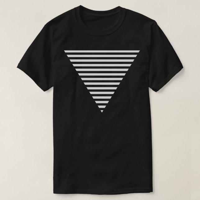 Camiseta diseño triangular 1 (Diseño del anverso)