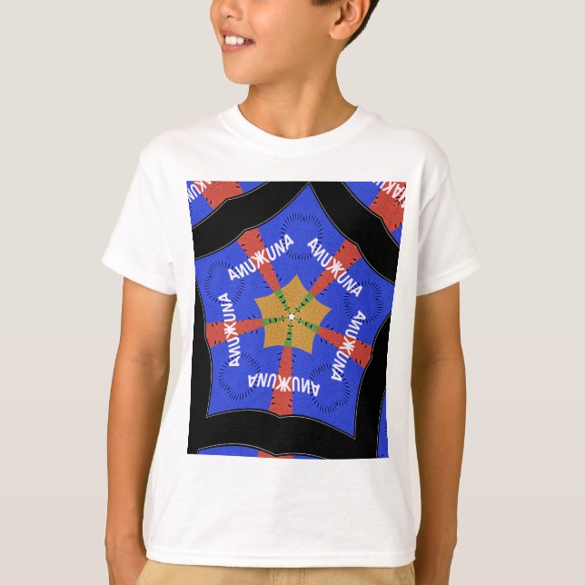 Camiseta Diseño tribal africano: Hakuna Matata (Anverso)