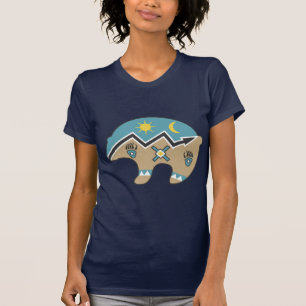 Camiseta Diseño tribal del oso