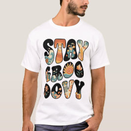 Camiseta Diseño Tropical Artístico Vibraciones de Verano pa