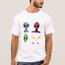 Camiseta Diseño único de cara para extranjeros en 3D