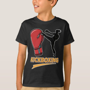 Camiseta Diseño único de guante de boxeo de kickboxing