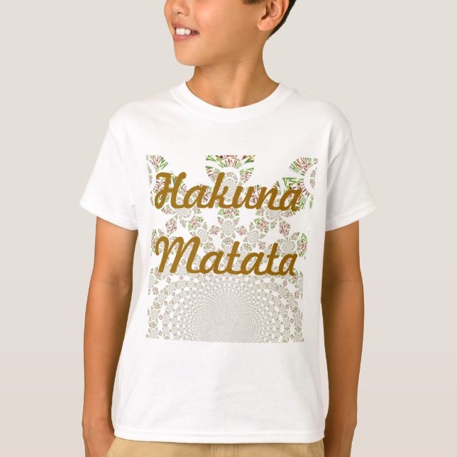 Camiseta Diseño único de Hakuna Matata: Serene Vibes (Anverso)