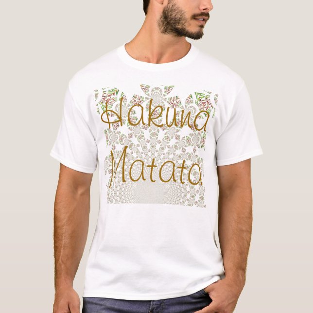 Camiseta Diseño único de Hakuna Matata: Serene Vibes (Anverso)
