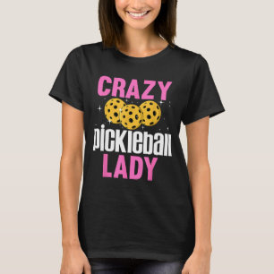 Camiseta Diseño único de pickleball para mujeres y niñas de