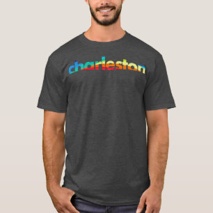 Camiseta Diseño unitario de ondas de Charleston