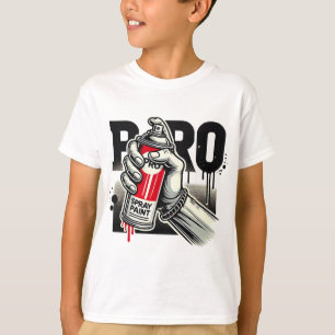 Camiseta Diseño urbano del graffiti Spray Paint Street Art