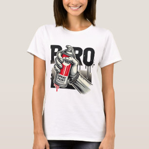 Camiseta Diseño urbano del graffiti Spray Paint Street Art