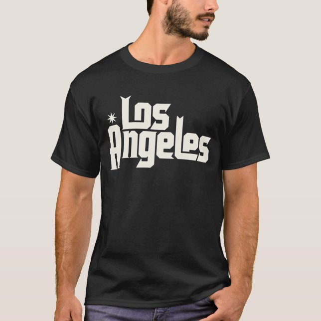 Camiseta Diseño urbano retro estilo calle de Los Ángeles (Anverso)