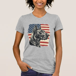 Camiseta Diseño vectorial de bandera patriótica de Gran Dan