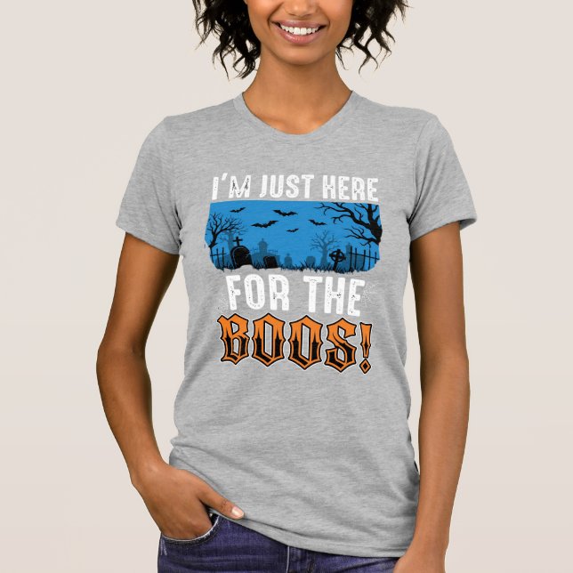 Camiseta Diseño vectorial de cementerio de fantasmas de Hal (Anverso)