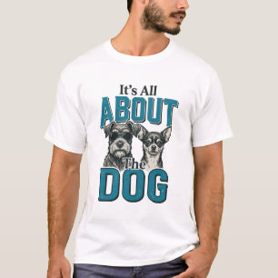 Camiseta diseño vectorial de cita de amante de perros vinta