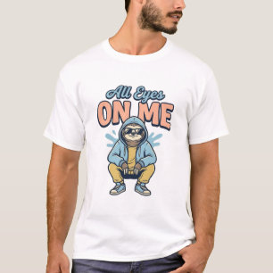 Camiseta Diseño vectorial vintage de perezoso divertido con