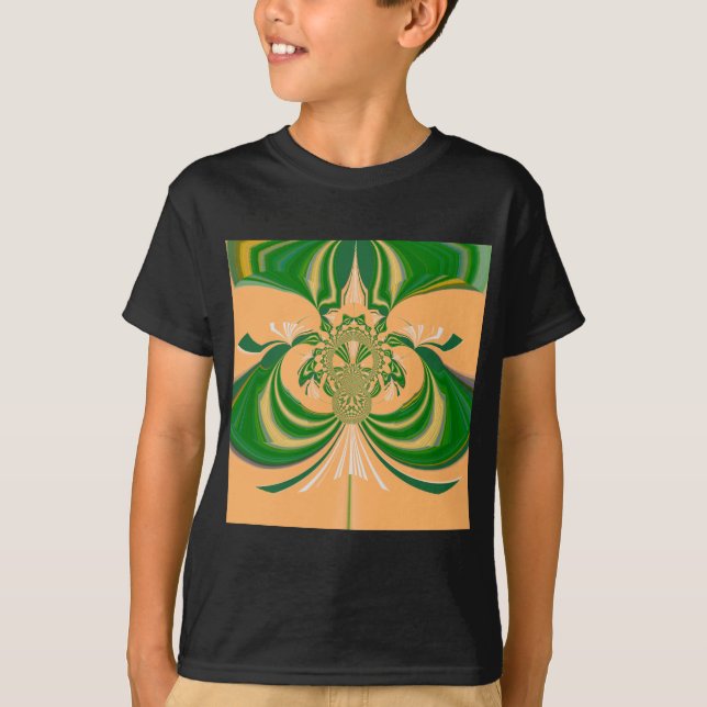 Camiseta Diseño verde amarillo. (Anverso)