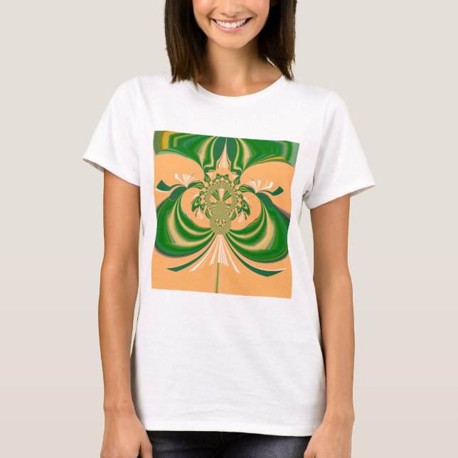 Camiseta Diseño verde amarillo. (Anverso)