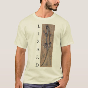 Camiseta Diseño vertical Lizard Sand Tan Southwest para An