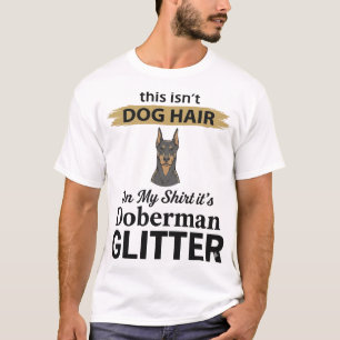 Camiseta Diseño Vintage Amante Perro Divertido Brillo Dober