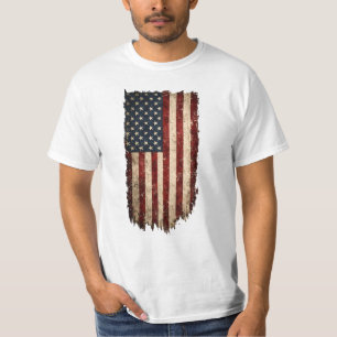 Camiseta Diseño vintage americano bandera estadounidense pa