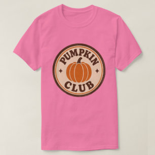 Camiseta Diseño Vintage de Calabaza de Otoño del Club de Ca