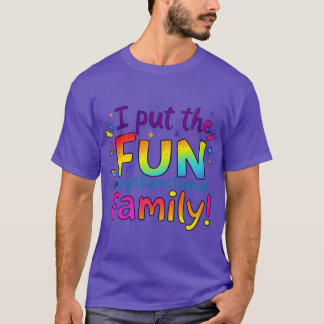 Camiseta Diseño vintage de cita divertida de familia disfun