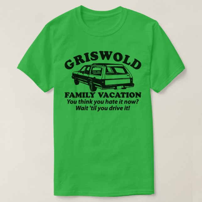 Camiseta Diseño vintage de Griswold Family Vacation (Diseño del anverso)