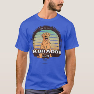 Camiseta Diseño vintage de Lab Dad