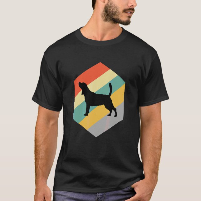 Camiseta Diseño Vintage de Perro Beagle (Anverso)