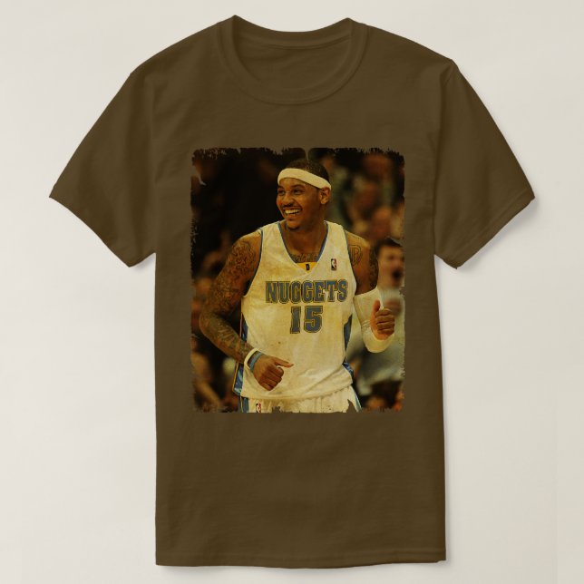 Camiseta Diseño Vintage Del Baloncesto 5 (Diseño del anverso)