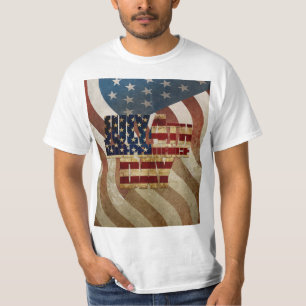 Camiseta Diseño Vintage del Día de la Independencia del 4 d