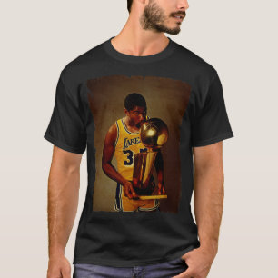 Camiseta Diseño Vintage Magic Johnson Del Baloncesto