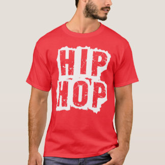Camiseta diseño vintage negrita hiphop