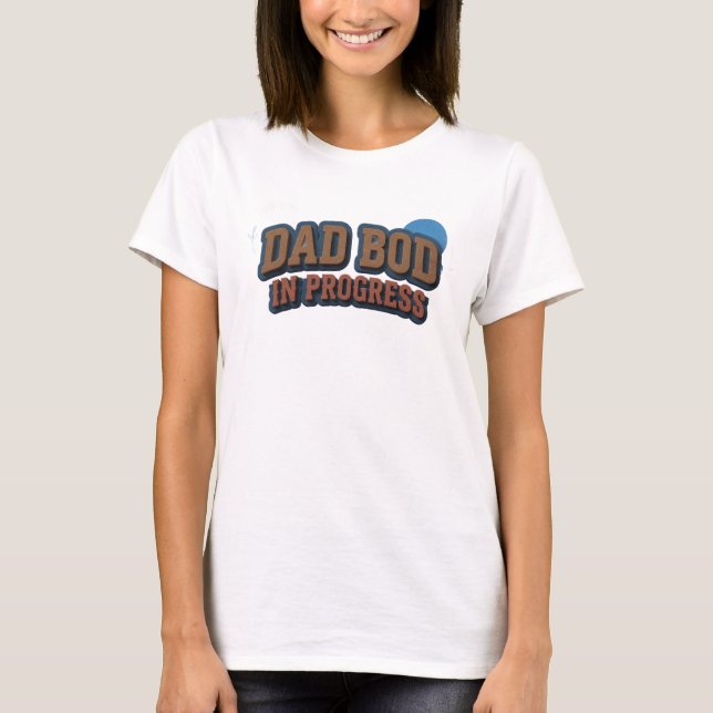 Camiseta Diseño visual de progreso DAD BOG moderno (Anverso)