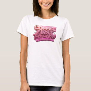 Camiseta Diseño visual divertido CAFE PRIMERO Y LUEGO LOS N