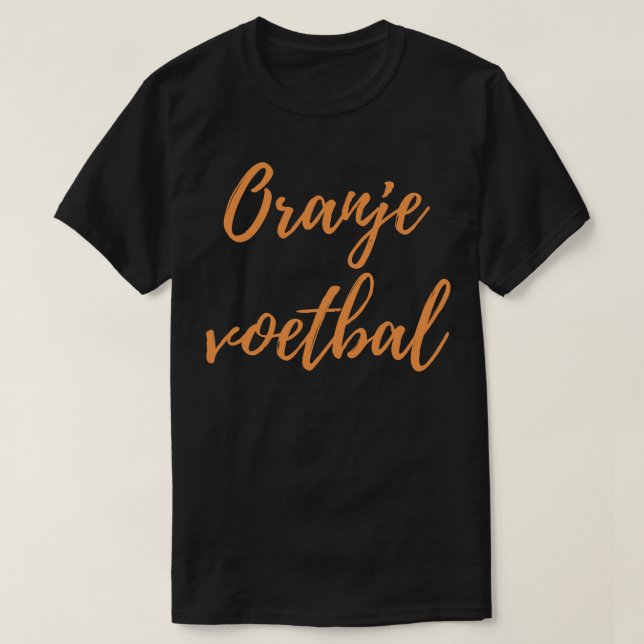 Camiseta Diseño Voetbal de Oranje (Diseño del anverso)
