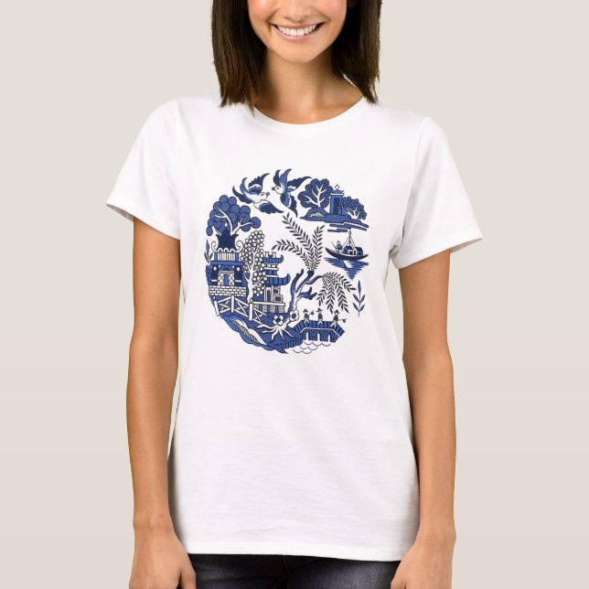 Camiseta Diseño Willow Blue Classic (Anverso)