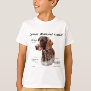Camiseta Diseño Wirehaired alemán de la historia del