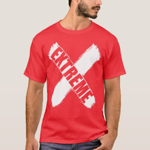 Camiseta diseño X extremo para chica deportiva y de moda
