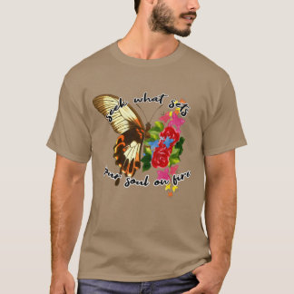 Camiseta diseñoMariposa 70s Retro Motivacional Vintage ret