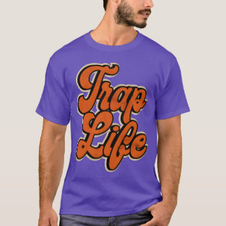 Camiseta DISEÑOOrangeMúsica rap Vida chica de los 80