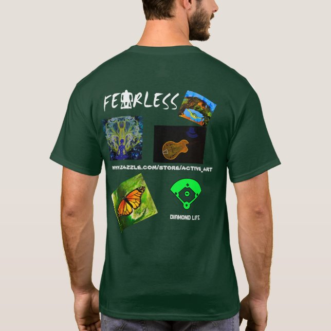 Camiseta Diseños activos del arte (Reverso)