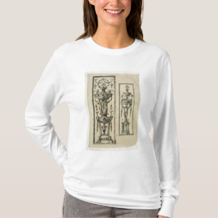Camiseta Diseños bosquejados para los paneles adornados