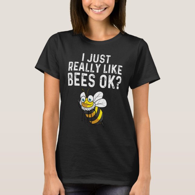 Camiseta Diseños De Abejas Para Hombres Mujeres Apicultoras (Anverso)