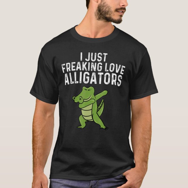 Camiseta Diseños De Alligador Para Hombres Mujeres Reptiles (Anverso)
