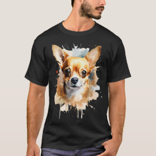 Camiseta Diseños de Amante de Chihuahua Perro Chihuahua Art