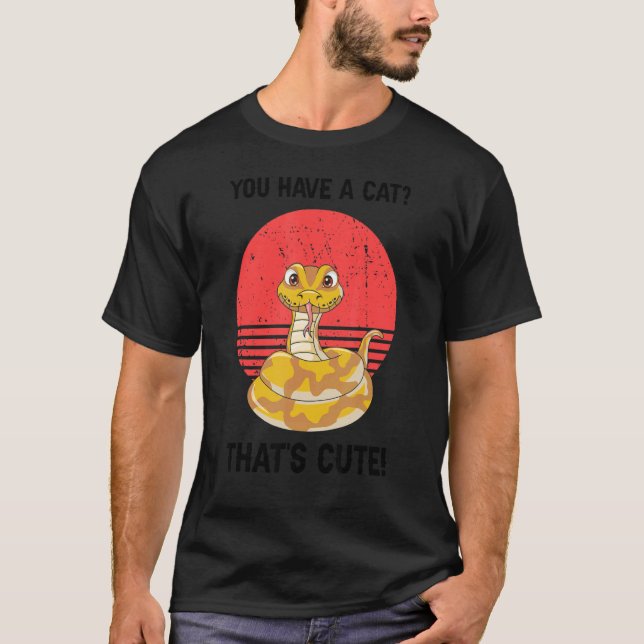 Camiseta Diseños de Banana Ball Python y Reptile de fideos  (Anverso)