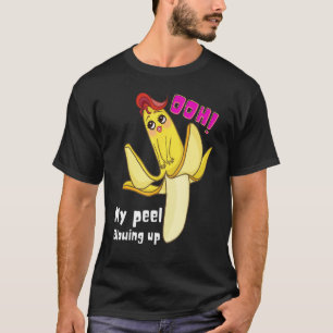 Camiseta Diseños De Banana Feu Siente Como Si Mi Peel Se Es