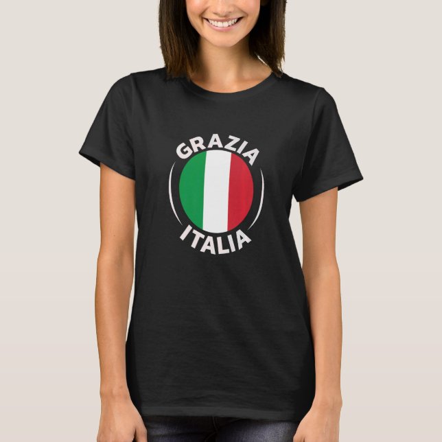 Camiseta Diseños de bandera de Italia para todos los orgull (Anverso)