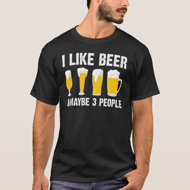 Camiseta Diseños De Cerveza Para Hombres Mujeres Bebidas Ce (Anverso)